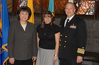 Dr. Yvette Roubideaux, Carla Despain, RADM Kevin Meeks